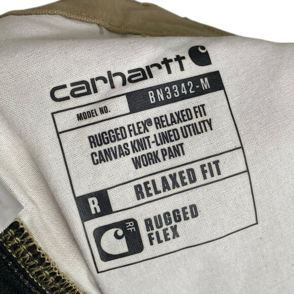 Carhartt Pants Mens 48x30 (49x30) Rugged Flex Relaxed Fit Canvas Lined Workwear - Picture 16 of 16